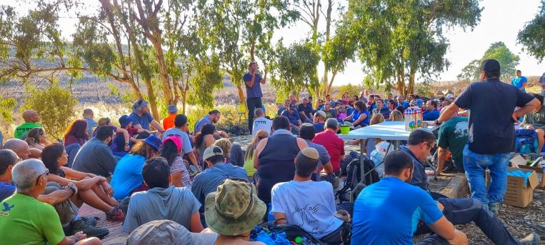 יאיר מדריך בתל-סאקי אוקטובר 2021